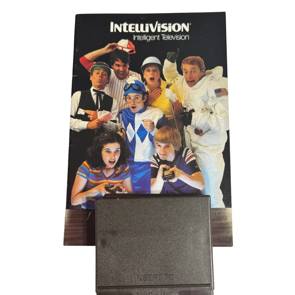 Mattel Lock 'N' Chase Intellivision Game CIB 1982 with Overlays